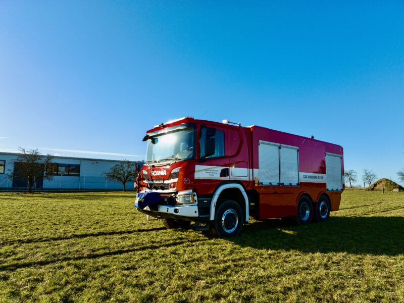 New fire truck by ZHT for company firefighters