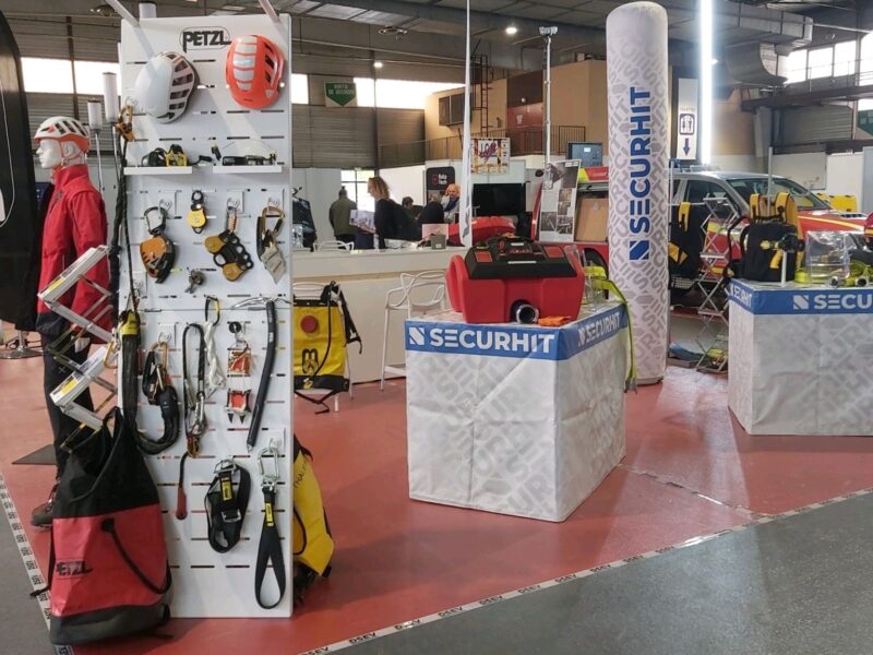 Our floating pump at an exhibition in France